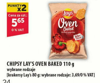 Eurocash CHIPSY LAY'S OVEN BAKED 110 g oferta