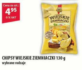 Eurocash CHIPSY WIEJSKIE ZIEMNIACZKI 130 g oferta