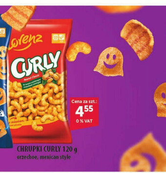 Eurocash CHRUPKI CURLY 120 g oferta