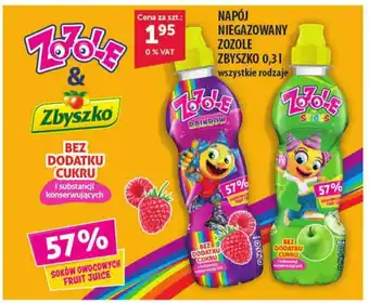 NAPÓJ NIEGAZOWANY ZOZOLE ZBYSZKO 0,3 l