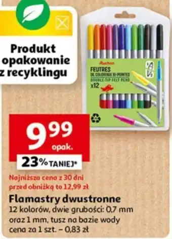 Auchan Flamastry dwustronne oferta