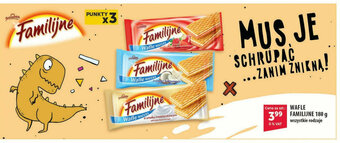 Eurocash WAFLE FAMILIJNE 180 g oferta