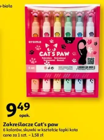 Auchan Zakreślacze Cat's paw oferta