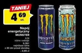Carrefour Napój energetyczny MONSTER 0,5l oferta