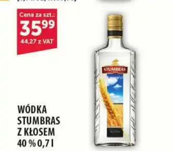 Eurocash WÓDKA STUMBRAS Z KŁOSEM 40% 0,7 l oferta