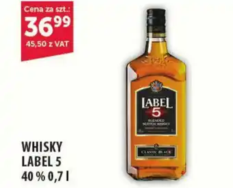 Eurocash WHISKY LABEL 5 40 % 0,7 l oferta