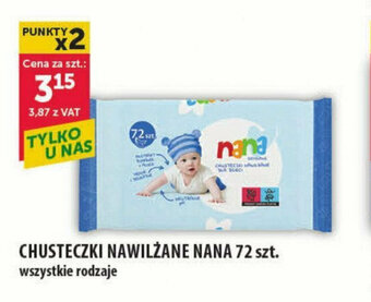 Eurocash CHUSTECZKI NAWILŻANE NANA 72 szt. oferta