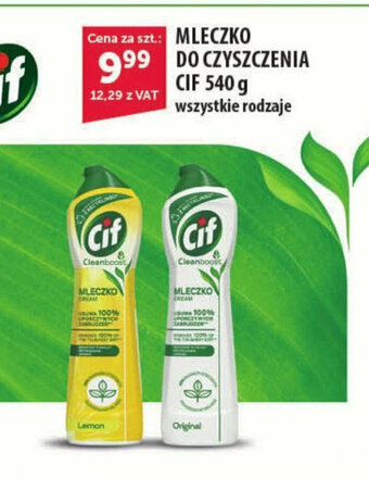 Eurocash MLECZKO DO CZYSZCZENIA CIF 540 g oferta
