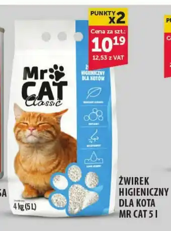 Eurocash ŻWIREK HIGIENICZNY KOTA DLA KOTA MR CAT 5L oferta