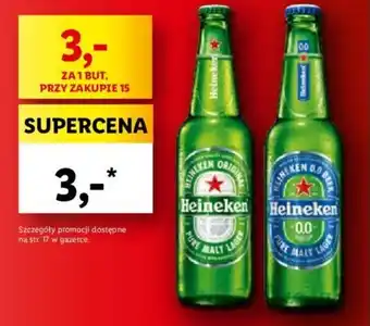 Lidl Piwo Heineken 0,5 l oferta