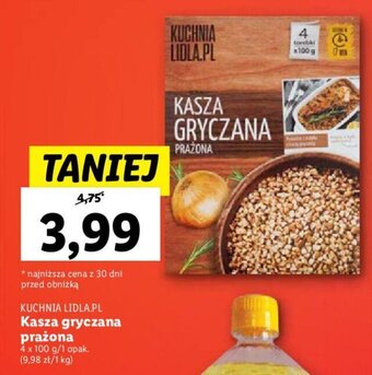 Lidl KUCHNIA LIDLA.PL Kasza gryczana prażona 4 x 100 g oferta