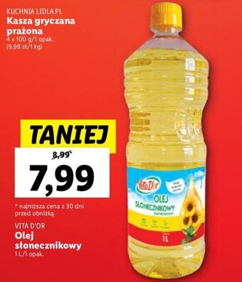 Lidl Olej słonecznikowy 1 l oferta