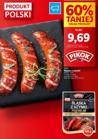 Lidl PIKOK Śląska z szynki 450 g oferta