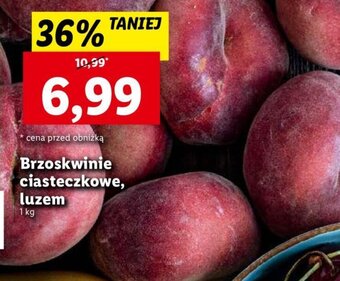 Lidl Brzoskwinie ciasteczkowe, luzem 1 kg oferta