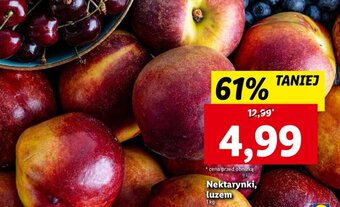 Lidl Nektarynki, luzem 1 kg oferta