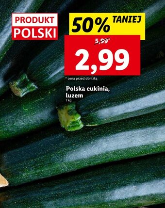 Lidl Polska cukinia, luzem 1 kg oferta