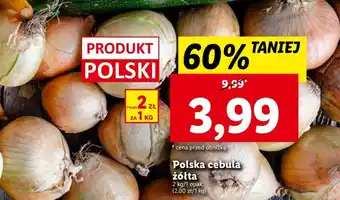 Lidl Polska cebula żółta 2 kg oferta