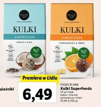 Lidl FOODS BY ANN Kulki Superfoods 50 g oferta