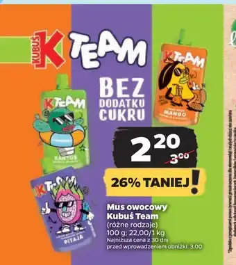 Netto Mus owocowy kubuś team oferta