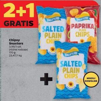 Netto Chipsy snaxters oferta
