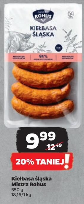 Netto Kiełbasa śląska mistrz rohus oferta