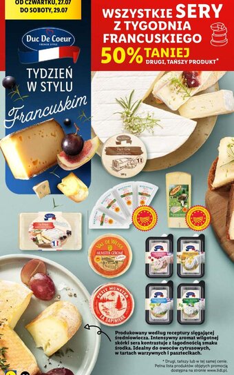 Lidl WSZYSTKIE SERY Z TYGODNIA FRANCUSKIEGO oferta