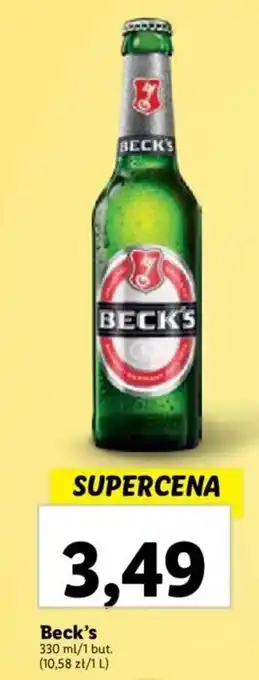 Lidl Beck's 330 ml oferta