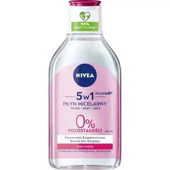Drogerie Natura Nivea micellair 5w1 płyn micelarny do cery suchej 400 ml oferta