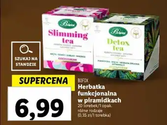 Lidl BIFIX Herbatka funkcjonalna w piramidkach 20 torebek/1 opak. oferta