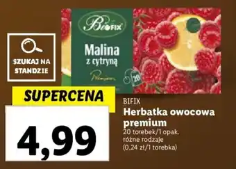Lidl BIFIX Herbatka owocowa premium 20 torebek/1 opak. oferta