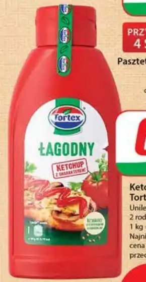 Dino Tortex ketchup łagodny 470 g oferta