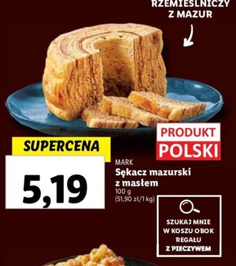 Lidl Sękacz mazurski z masłem 100 g oferta