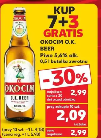 Kaufland Piwo okocim oferta