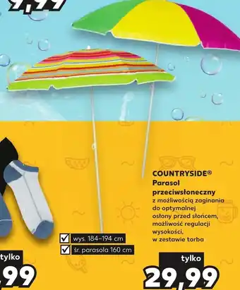 Kaufland Parasol plażowy countryside oferta