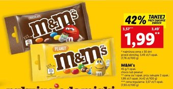 Lidl M&M's 45 g oferta