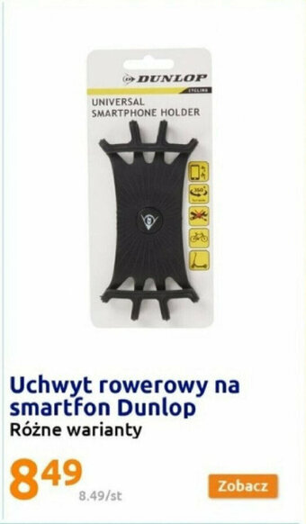 Action Uchwyt rowerowy na smartfon Dunlop oferta