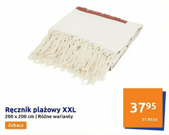 Action Ręcznik plażowy XXL 200 x 200 cm oferta