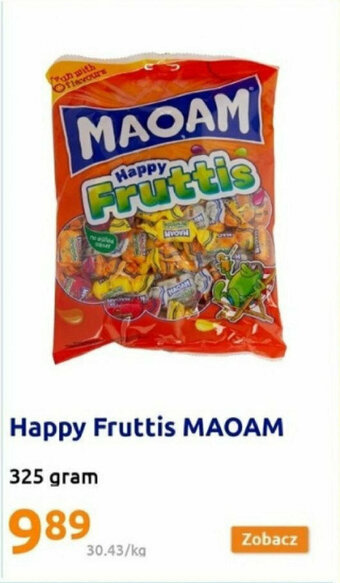 Action Happy Fruttis MAOAM 325 gram oferta