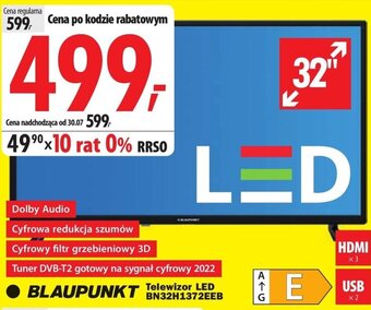 Media Expert BLAUPUNKT Telewizor LED BN32H1372EEB oferta