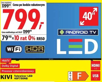Media Expert KIVI Telewizor LED 40F750NB oferta