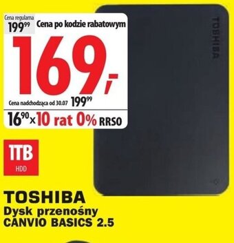 Media Expert TOSHIBA Dysk przenośny CANVIO BASICS 2.5 oferta