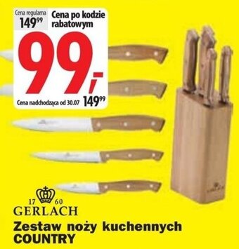 Media Expert GERLACH Zestaw noży kuchennych COUNTRY oferta