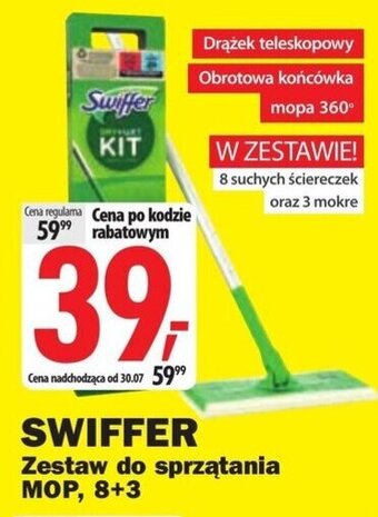 Media Expert SWIFFER Zestaw do sprzątania MOP, 8+3 oferta