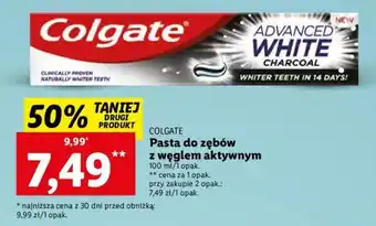 Lidl COLGATE Pasta do zębów z węglem aktywnym 100 ml oferta