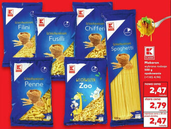 Kaufland Makaron 500g oferta