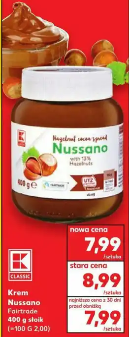 Kaufland Krem Nussano 400g oferta