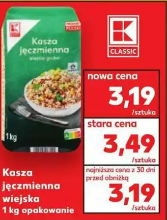 Kasza jęczmienna wiejska 1kg