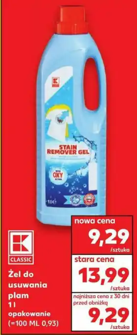Kaufland Żel do usuwania plam 1l oferta
