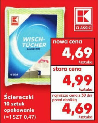 Kaufland Ściereczki 10 sztuk oferta