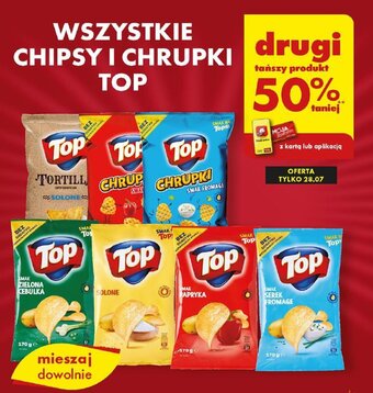 Biedronka WSZYSTKIE CHIPSY I CHRUPKI TOP oferta